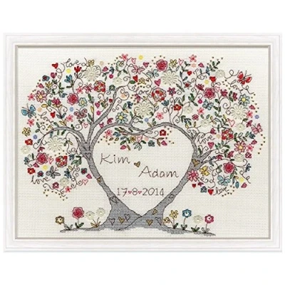 Imagen de Bothy Threads Kamaca XKA4 Kit de punto cruz (34 x 26 cm), diseño flores
