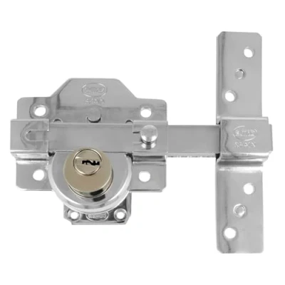 Imagen de Amig Cerrojo de Sobreponer para Puertas con Cilindro Alta Seguridad Exterior e Interior Acero