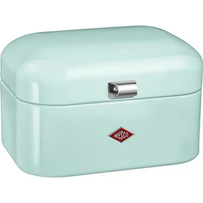 Imagen de WESCO 235 101 Single Grandy Panera, Color, Acero Inoxidable, Verde Menta, 22 x 26,8 17,5cm