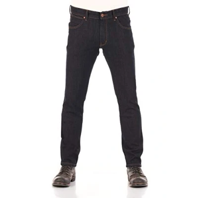 Imagen de Wrangler Larston, Vaqueros para Hombre, Azul (Dark Rinse), 29W / 32L