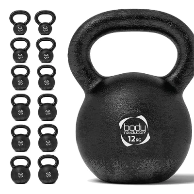 Imagen de Body Revolution Hierro Fundido Pesa Rusa Entrenamiento De Fortalecimiento Gimnasio en casa equipación Pesos Disponible 2kg 28kg 14 kg