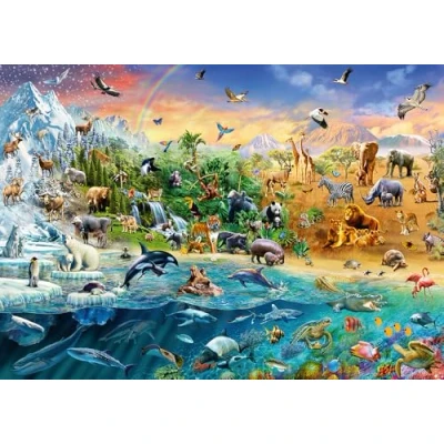 Imagen de Schmidt 58324 Animal Kingdom Premium Quality Jigsaw Puzzle (1000 Pieces)
