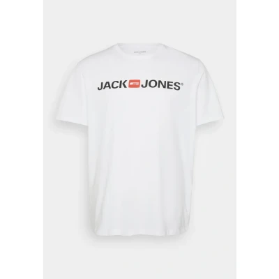 Imagen de Jack &amp; Jones Jjecorp Logo Tee Ss Crew Neck Noos Pls Camiseta, Blanco, 4XL Grande