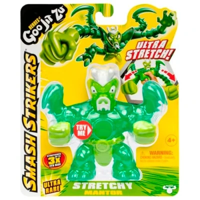 Imagen de BANDAI CO42842 Heroes de Goo JIT Zu Figura Accion, Descubre los nuevos Smash Strikers Mantor, Estruja y Estira, Multicolor