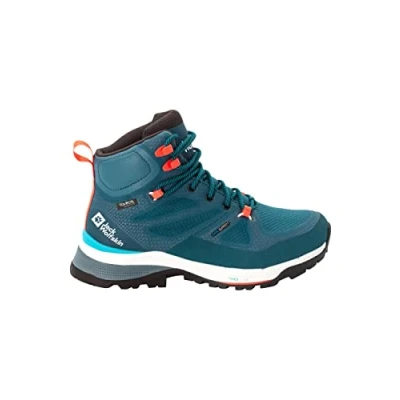 Imagen de Jack Wolfskin Force Striker Texapore Mid W, Zapatillas para Caminar Mujer, Coral Azul, 43 EU