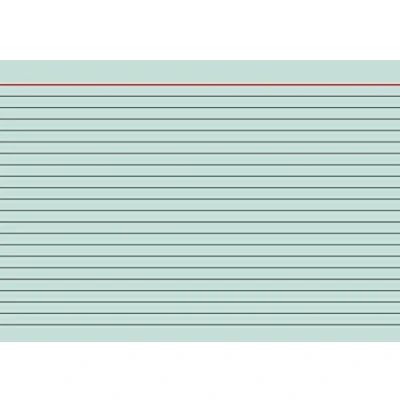 Imagen de Brunnen Paquete de 100 hojas (A5 horizontal, 180 g/m², con rayas), color verde
