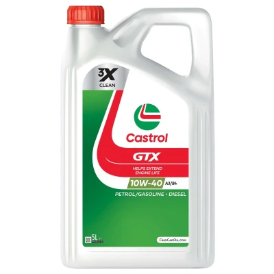 Imagen de Castrol GTX A3/B4 10W 40 5L Aceite de motor 15F8FC SEAT: Inca, Ibiza 2, MERCEDES BENZ: W124 Coupé, Viano, VOLKSWAGEN: Transporter 4, GOLF 2