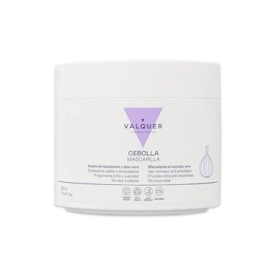 Imagen de Valquer Mascarilla De Cebolla. Reduce La Grasa. Estimulante Capilar. Antioxidante Cabello. Purificante. Todo Tipo Aceite Macadamia, 300 Mililitro