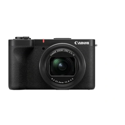 Imagen de Canon PowerShot V1 Cámara para Vlogging con Objetivo Ultra Gran Angular f/2.8 Creadores de Contenido, Vlogs y Viajes Conexión por USB Wi Fi