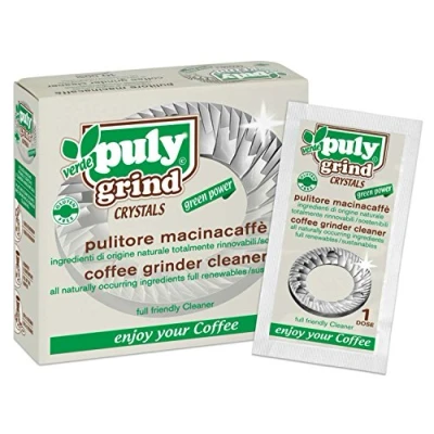 Imagen de Asachimici Puly Grind Crystals, limpiador patentado para moler café 30 dosis, 15 g cada una [importación italiana]