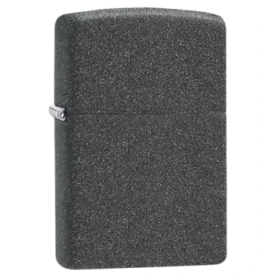 Imagen de Zippo Iron Stone Mechero, Metal, Gris, 3.5x1x5.5 cm