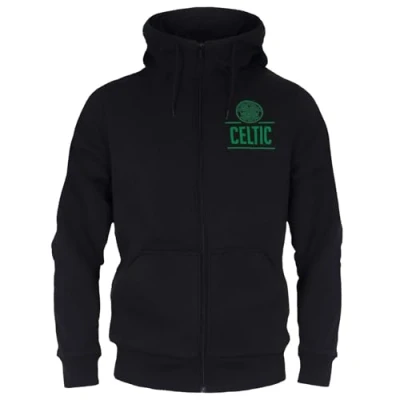Imagen de Celtic FC Sudadera Oficial con Capucha y Cierre de Cremallera para Hombre Forro Polar M