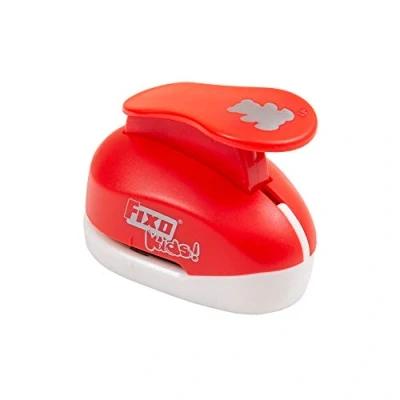 Imagen de Fixo Kids 64851. Perforadora Especial Goma EVA con Forma de Oso. 3,8cm. Tamaño Grande, Rojo