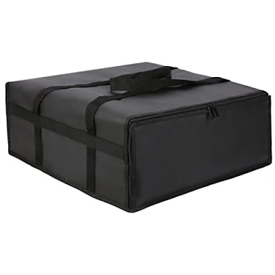 Imagen de musbus Bolsas aisladas Grandes para entregas, Bolsa de Entrega aislada Pizza, Comida de, Uso Personal y Profesional (Negro), Black,