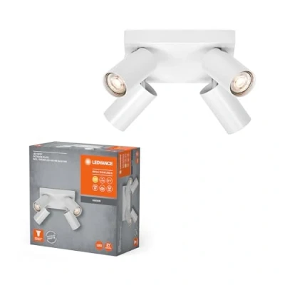 Imagen de LEDVANCE Foco LED octagonal, atenuable, 4 luces, cuadrado, blanco