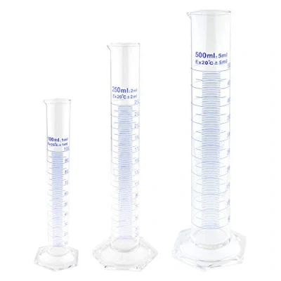 Imagen de Teqler Probeta graduada de cristal, 250 ml