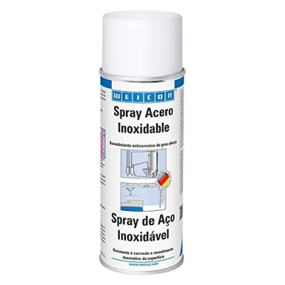 Imagen de WEICON Spray Acero Inoxidable 400 ml Recubrimiento de superficies, anticorrosivo
