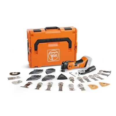 Imagen de FEIN Multimaster batería AMM 700 Max Top AS, MultiTool con rápida velocidad de corte más 60 accesorios, para serrar en madera, metal y lijar, Compatible baterías AMPShare/Bosch Professional