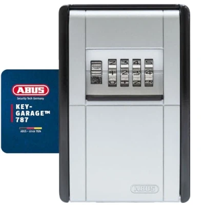 Imagen de ABUS KeyGarage 787 Caja para llaves montaje en pared o pequeños objetos de valor 46331 Negro Plata