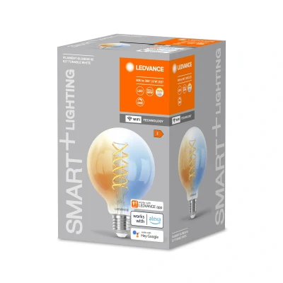 Imagen de LEDVANCE SMART+ WiFi E27 8W LED G95 claro 827 865