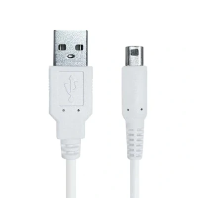 Imagen de OcioDual Cable Cargador 1,2m Blanco Compatible con Ninten DSi,DSi XL,2DS,New 2DS XL,3DS,3DS XL,New 3DS,New 3DS XL Conector USB 2.0 Carga y Transferencia de Datos
