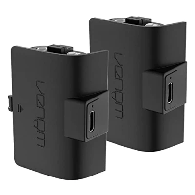 Imagen de Venom Xbox Controller Rechargeable Battery Twin Pack Black (Xbox Series X &amp; S/Xbox One)