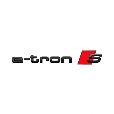 Imagen de Audi 4KE071804 Texto e tron S negro Tuning Exclusive Black Edition emblema