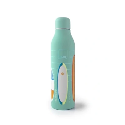 Imagen de IBILI Botella termo Doble pared Surf Leash 500 ml, Acero Inoxidable 18/10, pared, Reutilizable