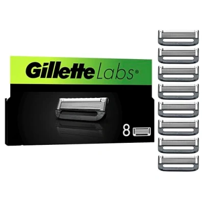 Imagen de Gillette Labs Recambios Con Barra Exfoliante Y Heated Razor, 8