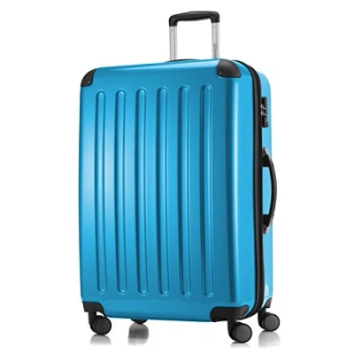 Imagen de Hauptstadtkoffer Alex Trolley rígido con cierre TSA, 119 litros, 32 x 52 75 cm, Azul cian