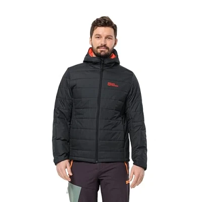 Imagen de Jack Wolfskin Lapawa Ins Sudadera con Capucha M Chaqueta, Fantasma, XL para Hombre