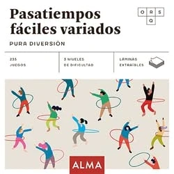 Imagen de Pasatiempos fáciles variados. Pura diversión (Cuadrados de diversión)