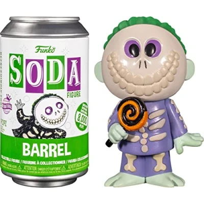 Imagen de Funko Vinyl Soda: Disney The Nightmare Before Christmas Barrel 1/6 de Probabilidades Obtener la RARA Variante Chase (Styles May Vary) Figura Vinilo Coleccionable Idea Regalo