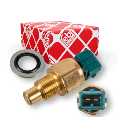 Imagen de FEBI BILSTEIN 171782 Sensor de Temperatura del Refrigerante verde con junta anular PEUGEOT: 206 Hatchback, Partner I Combispace, 306 Hatchback