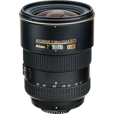 Imagen de Nikon JAA788DA Objetivo Nikkor (distancia focal 17 55 mm, apertura f/2.8), negro