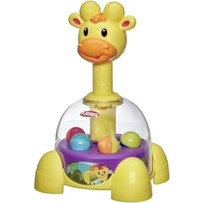 Imagen de Playskool Giraffalaff Gira Bolitas Juguete Que con para bebés e Infantes de 1 año en adelante (Exclusivo Amazon)