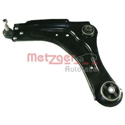 Imagen de METZGER 58070501 Barra oscilante, suspensión de ruedas KIT + con rótula suspensión/carga Eje delantero, izquierda Brazo oscilante transversal