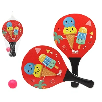 Imagen de BigBuy Outdoor Palas de Playa con Pelota, Multicolor, Estándar