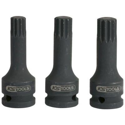 Imagen de KS TOOLS 515.1174 E Cubos insertables 75 M16 12,5 (1/2&quot;) dentado interior, exterior