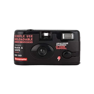 Imagen de Lomography Cámara recargable de uso simple Película en blanco y negro