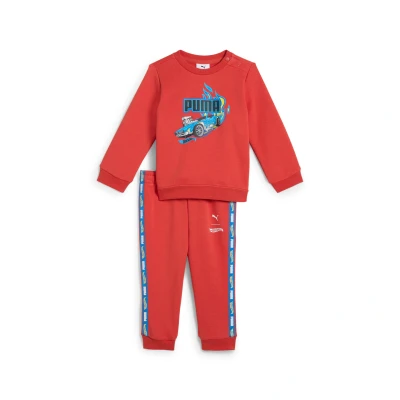 Imagen de Puma SET Crewneck Chándal para niños, Talla: 6m, Red fire