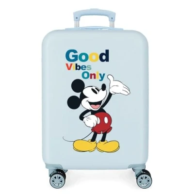Imagen de Disney Mickey Original Maleta de cabina Azul 38x55x20 cms Rígida ABS Cierre combinación lateral 34L 2 kgs 4 ruedas dobles 0