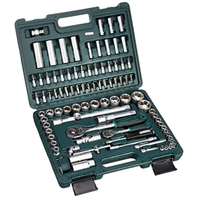 Imagen de Mannesmann M 2055 SL Juego de llaves vaso 1/4&quot;+1/2&quot; 94 piezas,