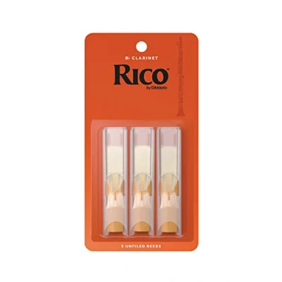 Imagen de Rico Cañas para Clarinete 2.5 Fuerza, Paquete de 3