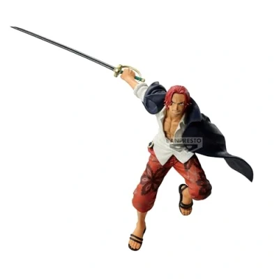 Imagen de Banpresto Figura de Acción Shanks One Piece, Battle Record Collection 17 cm Multicolor BP89564P