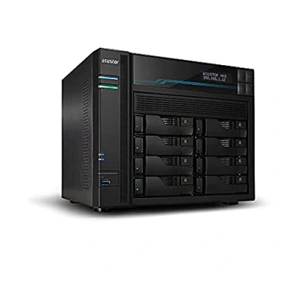 Imagen de ASUSTOR Servidor NAS AS6510T 10 BAHIAS Atom C3538 Quad Core DENVERTON 2.1GHZ 8GB 2X2.5GBE 2X10GBE Raid 0,1 JBOD SATA6GB USB 3.0