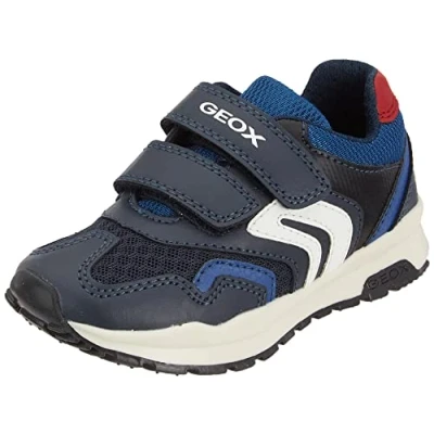 Imagen de Geox J Pavel A, Zapatillas de Deporte Niños, Multicolor (Navy/Red), 28 EU