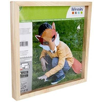 Imagen de Artemio Marco de Fotos Vitrina Madera, Formato Scrap, 31 cm, Beige, 32 x 3 cm