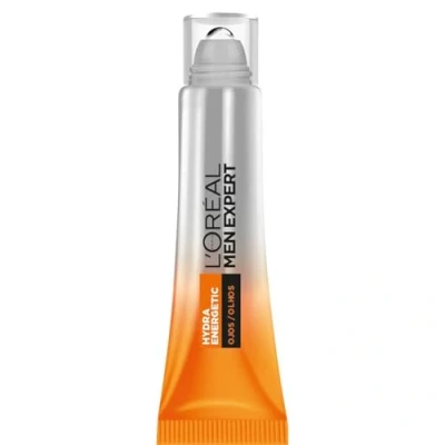 Imagen de L&#039;Oréal Men Expert Hydra Energetic Roll On para ojos, con vitamina C*, Fórmula antifatiga que reduce la apariencia de bolsas y ojeras, [10ml]