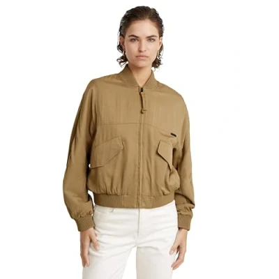 Imagen de G Star RAW Everyday Bomber Overshirt Chaqueta, Beige (Safari D23018 D573 B444), M De Las Mujeres
